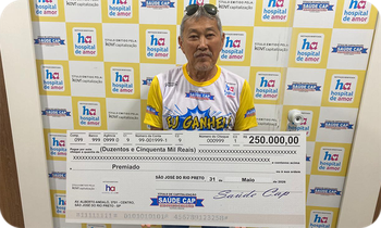 João Carlos Souza, ganhador(a) de R$ 250.000,00 em Bebedouro/SP