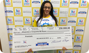 Juliana Ferreira, ganhador(a) de R$ 250.000,00 em Olímpia/SP
